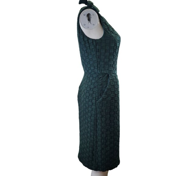 Tabitha Green Basket weave Knit Sheath Dress Sleeveless Size 4 - Picture 3 of 14